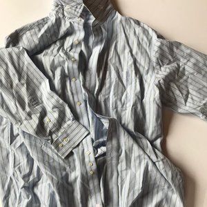 Brooks Brothers Blue & Green Stripe Shirt